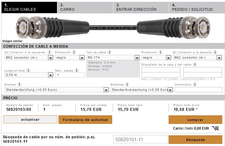 Configurador de cables